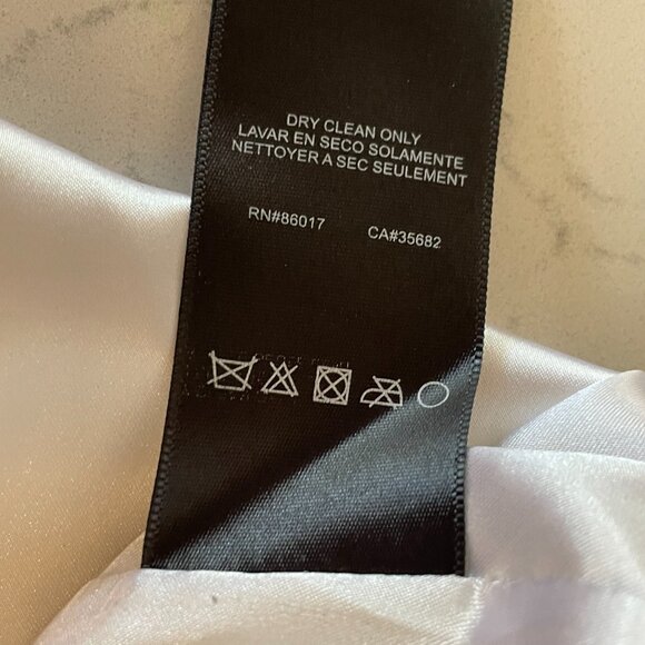 Bebe Rose Floral Mini Cocktail Dress, White, Black, Green, V-Neck, Sleeveless, S - Picture 6 of 8